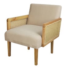 Nova Rubberwood Semi-Compressed Armchair